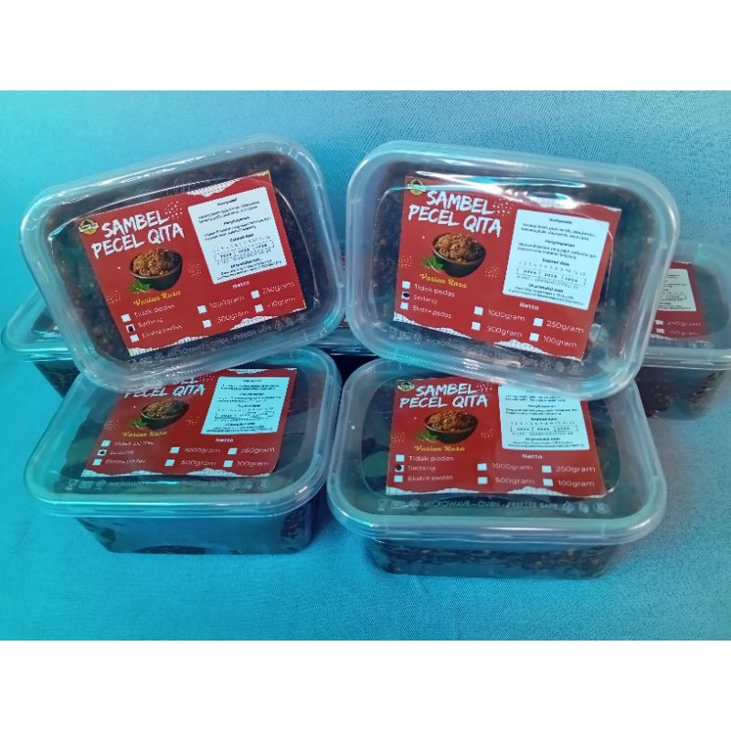 

sambel pecel Qita pedas sedang