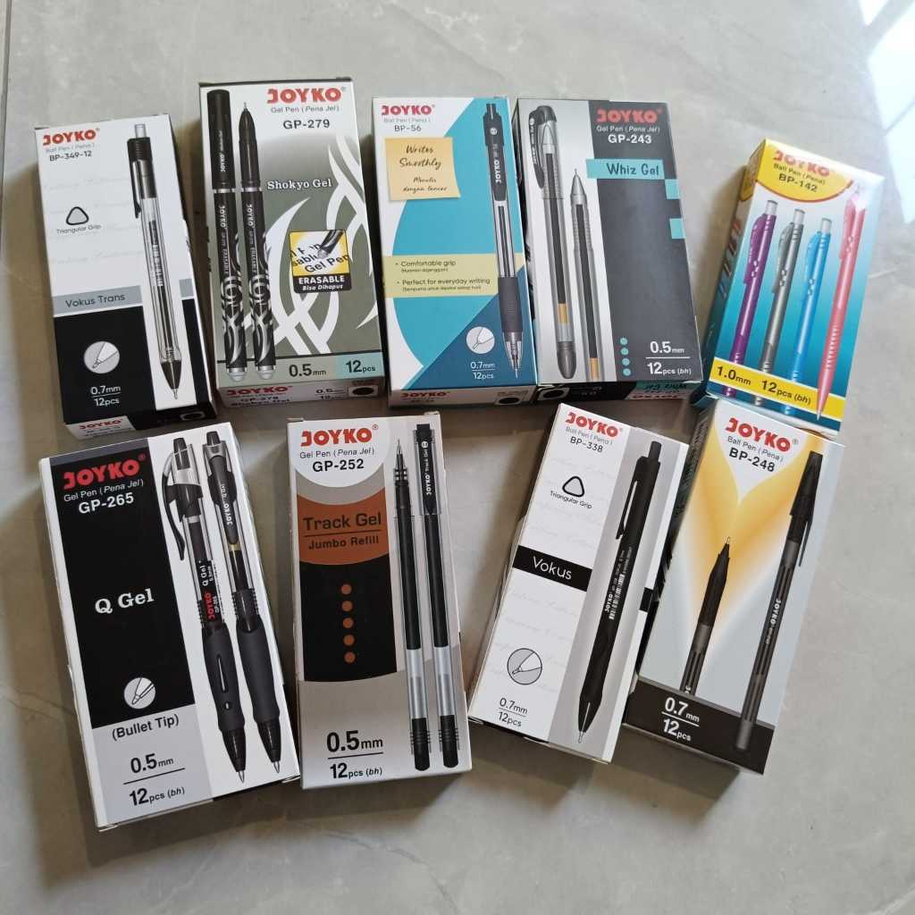 

Pulpen Merk Joyko Per Buah/Ecer