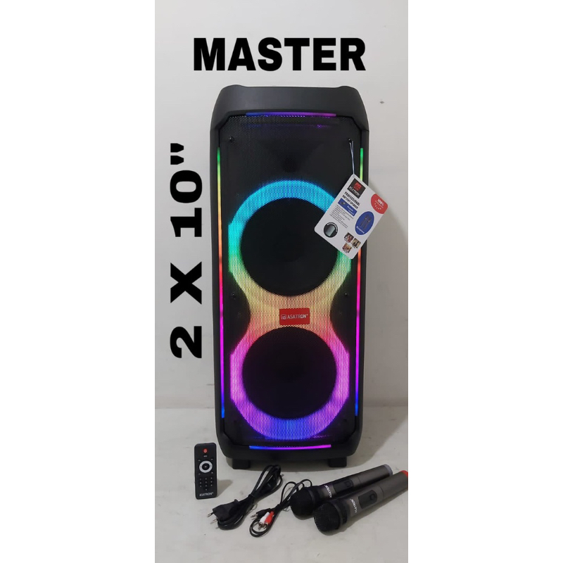 Asatron Speaker 2x10 inci Asatron 10 inci double Speaker Asatron MASTER 10 inch x2 Dual Speaker Asat