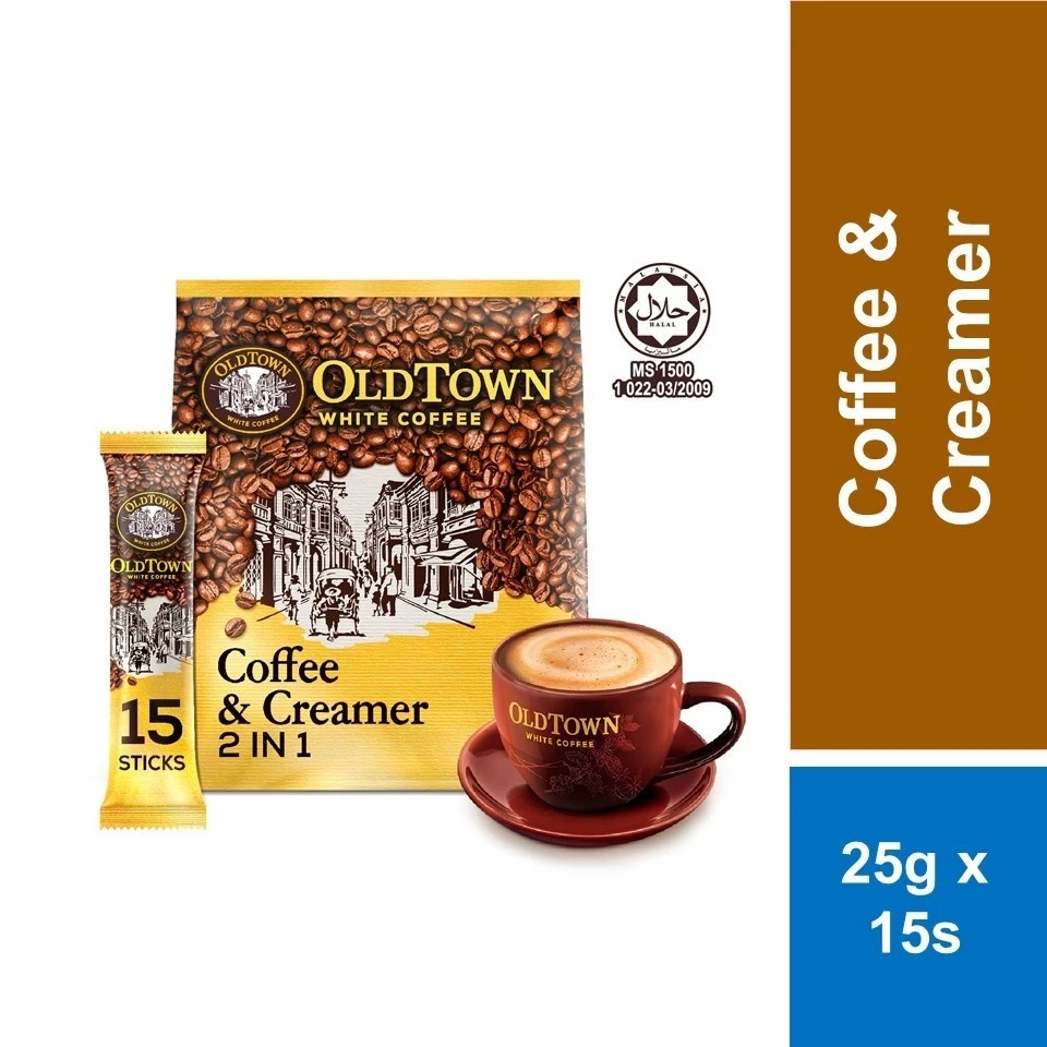 

Old Town White Coffee 2in1 Coffee & Creamer 15 x 25 Gram
