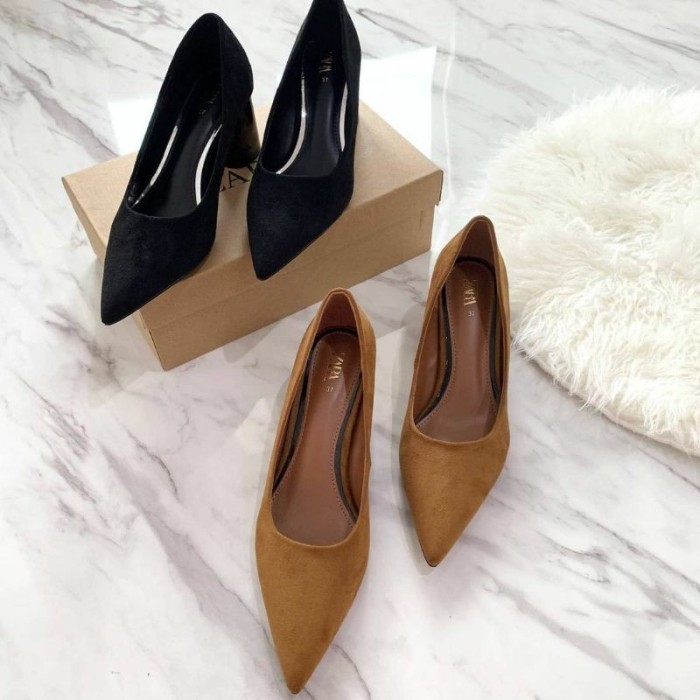 HIGH HEELS ZARA ORI / SEPATU KANTOR WANITA / SEPATU HAK ZARA