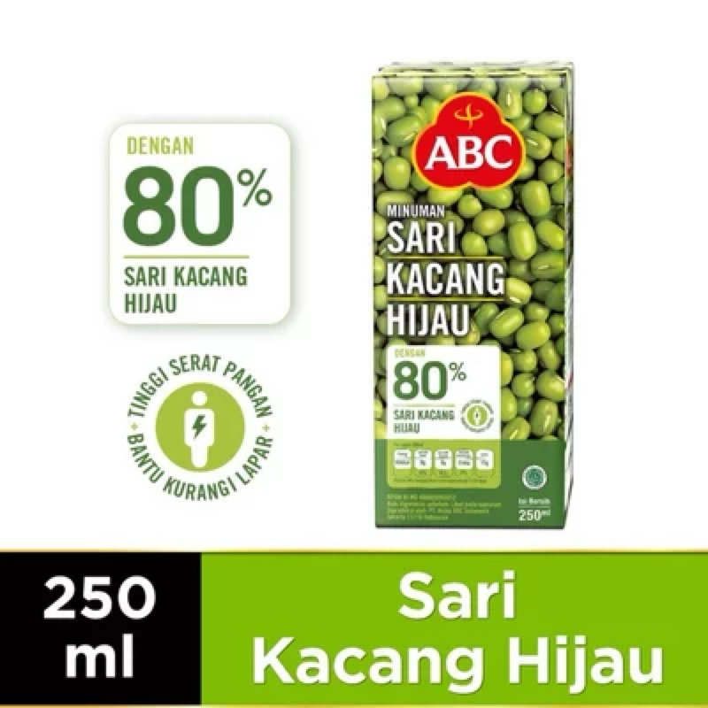 

ABC Minuman Sari Kacang Hijau 200ml