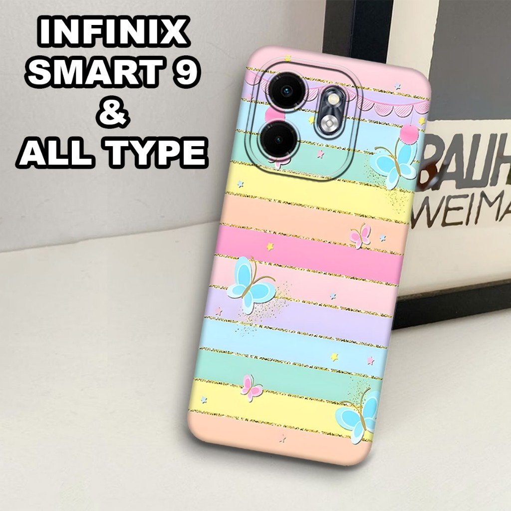 (CFS46) Softcase procamera   untuk Hp INFINIK SMART 9 Motif Cewek /Case INFINIK SMART 9 bahan karet 