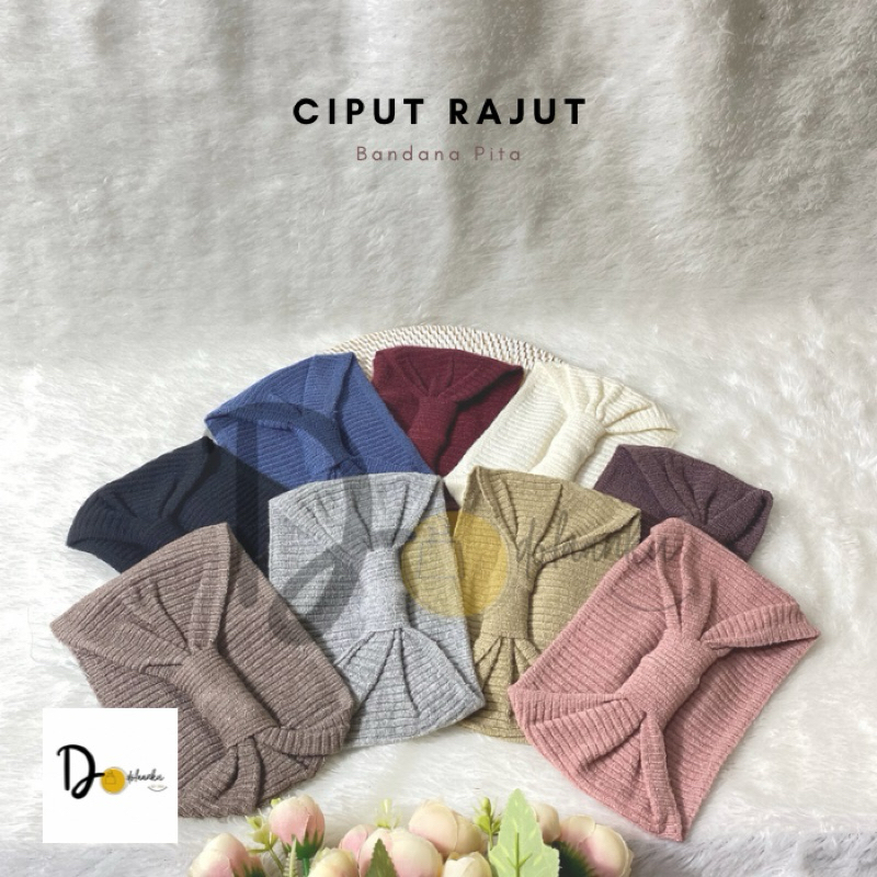 Ciput Rajut Banda Pita Premium