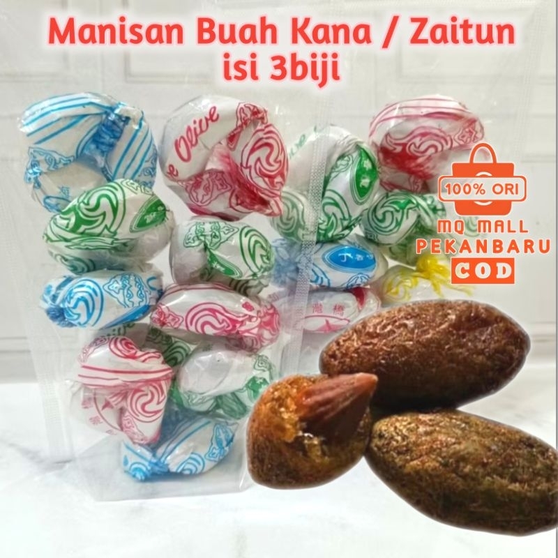 

Manisan Buah Kana / Zaitun kemasan ± 150gr
