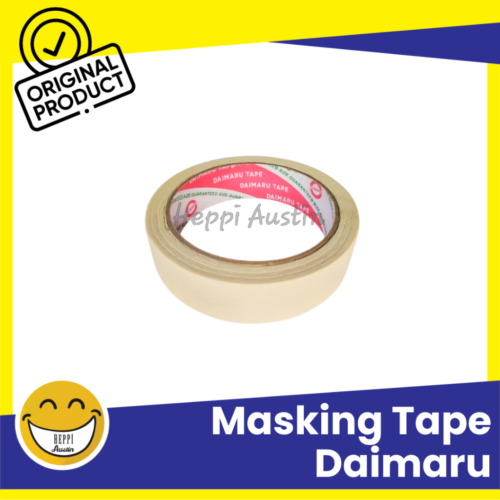 

Masking Tape Lakban Kertas 24 mm x 21 M Daimaru Tape 6 PCS