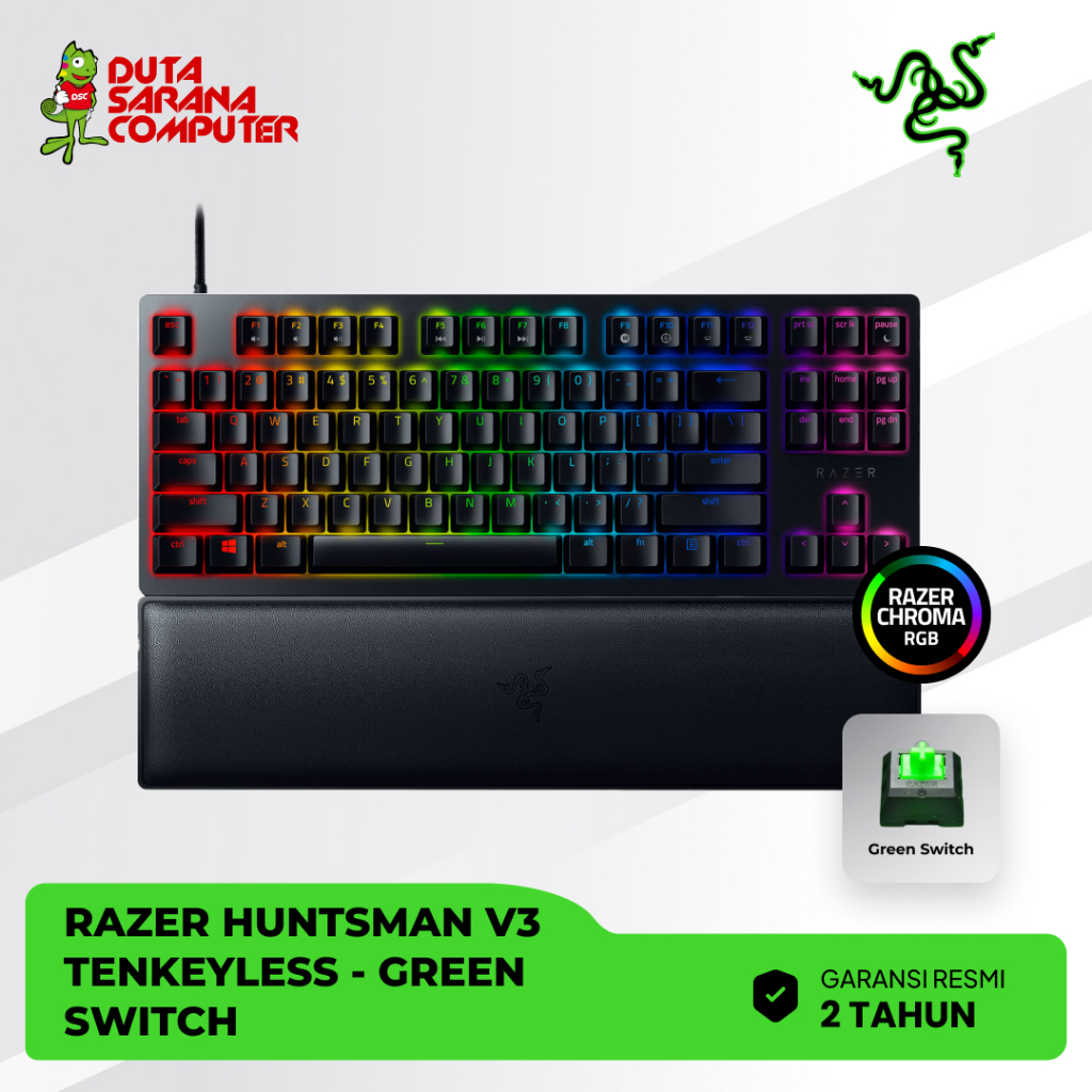 RAZER HUNTSMAN V3 TENKEYLESS - GREEN SWITCH