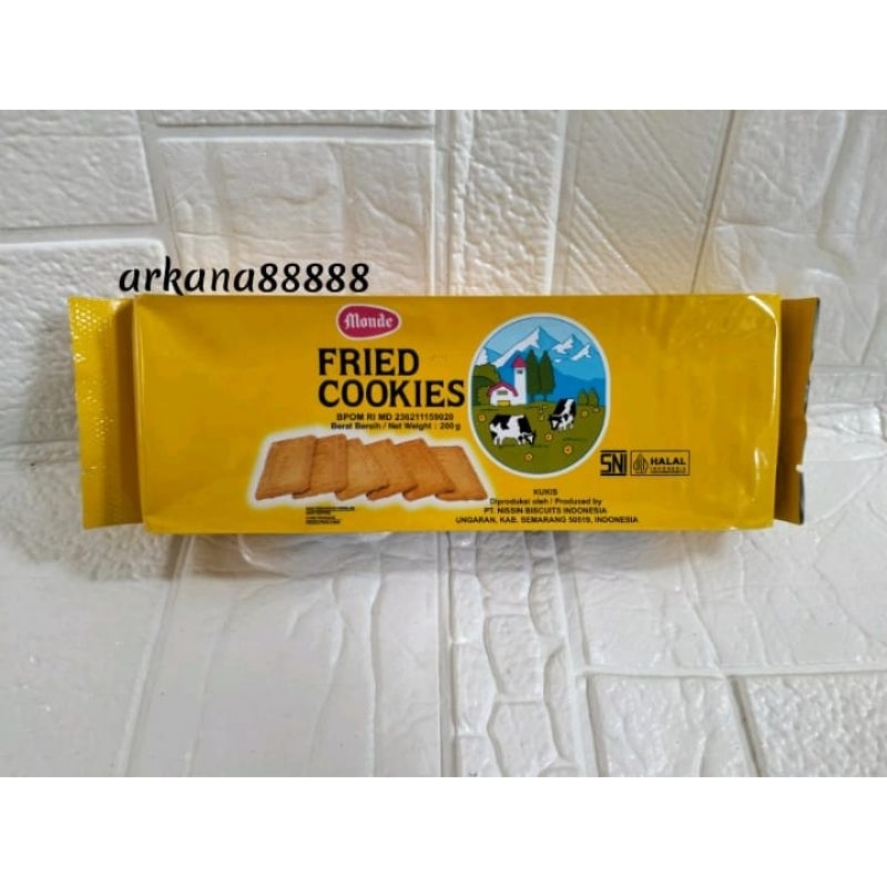 

biskuit Fried cookies 200gr monde