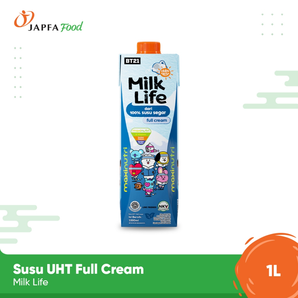 

Milk Life Susu UHT Full Cream 1L