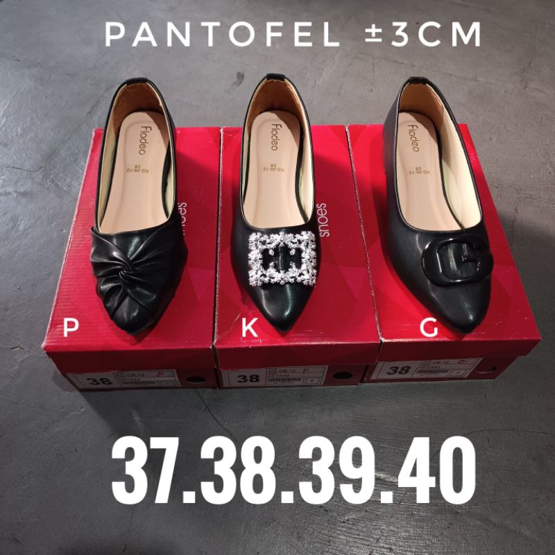 PANTOFEL ±3CM FLADEO sepatu kerja wanita nyaman