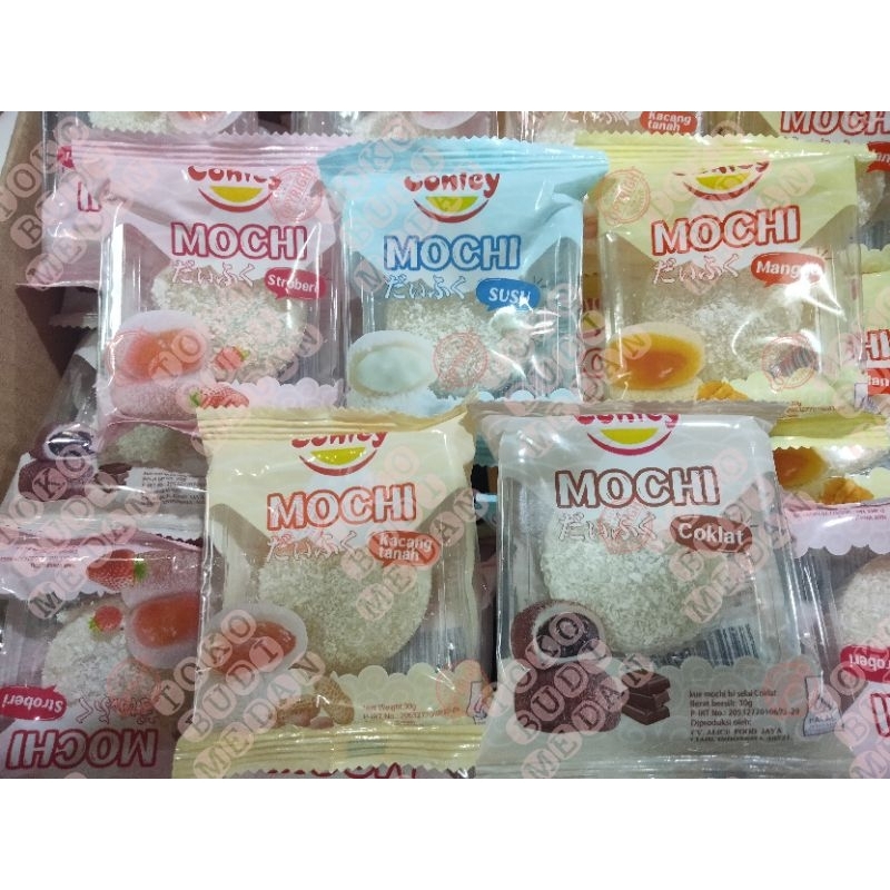 

Conley Mochi Eceran Grosir 5 Varian Snack Lunak VIRAL & HALAL