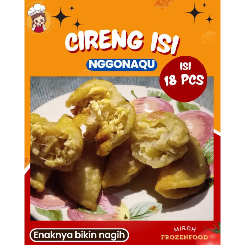 

Cireng ayam suwir pedas isi 18 pcs