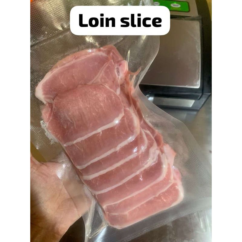 

Pork Loin Slice/ lulur luar slice / Karbonat Slice 500gr