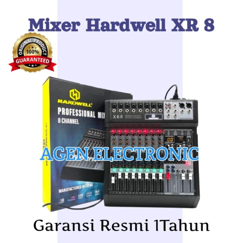 Mixer Hardwell XR 8 Original 8 Channel HARDWELL XR8