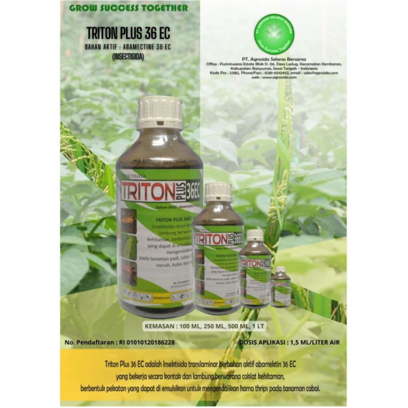 Insektisida TRITON Plus 36EC Abamektin 36EC