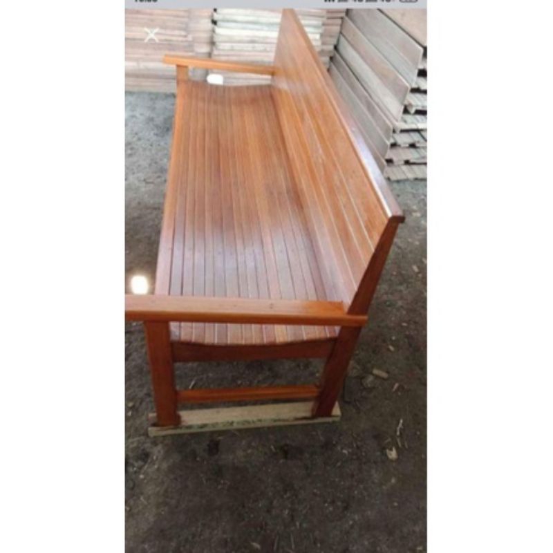 kursi bangku kursi teras kursi panjang minimalis jati solid