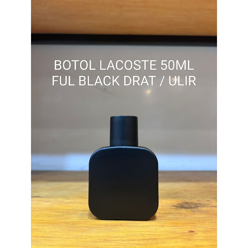 BOTOL LACOSTE FULL BLACK 50ML DRAT / ULIR