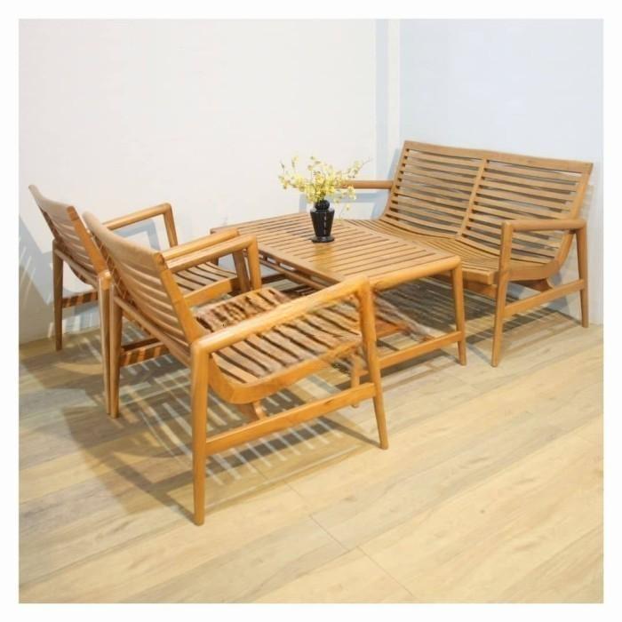 Dining Table Set Kayu Jati Minimalis | Meja, Bangku, & Kursi Makan Kayu Jati