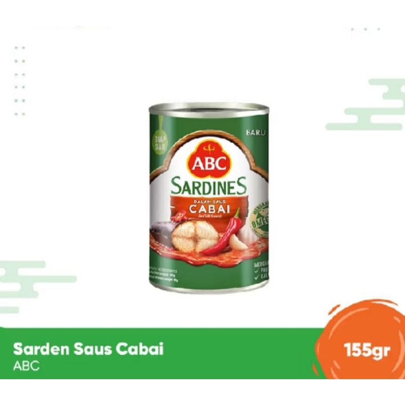 

SARDINES ABC SAUS CABAI 155G/SARDEN ABC