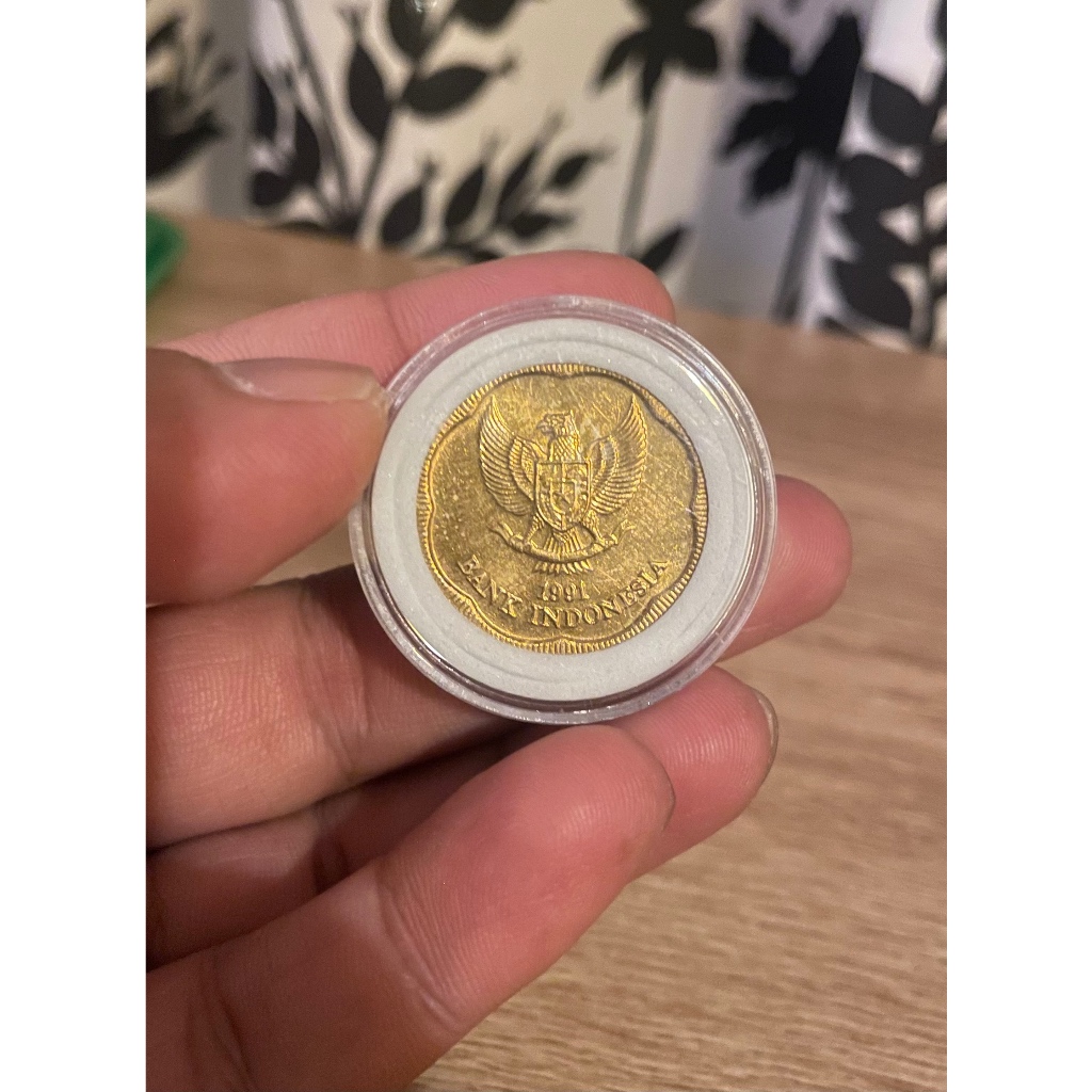 Uang Koin Asli 500 Melati 1991