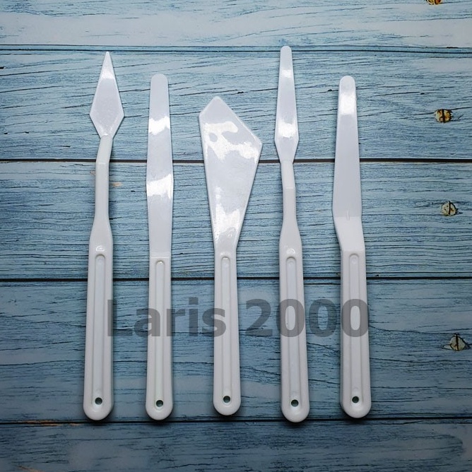 

HJ6 Pisau Clay Tools Pisau Lukis Palet Lukis Set plastik VT TS55