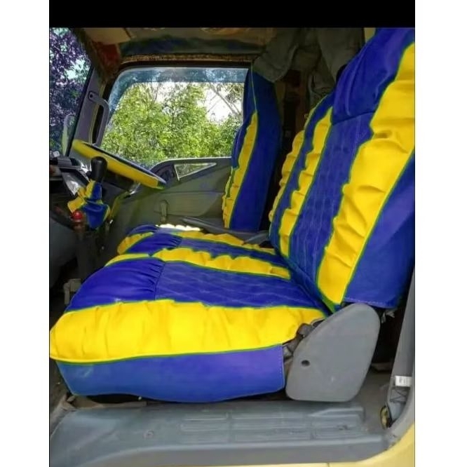 sarung jok mobil canter/ cover jok mobil canter motif sofa wajik dan mobil lain nya