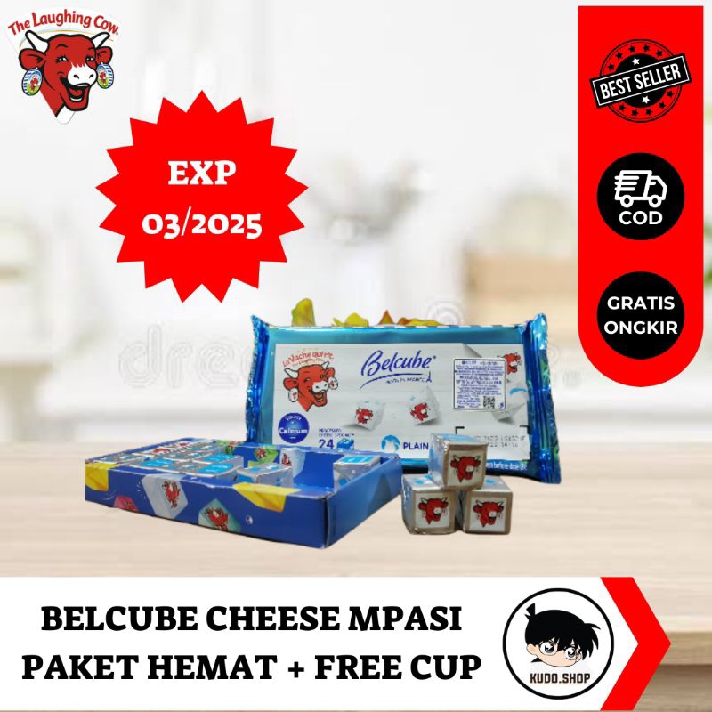 

Belcube keju Mpasi untuk baby ukuran Paket Hemat (satuan) exp MARET 2025