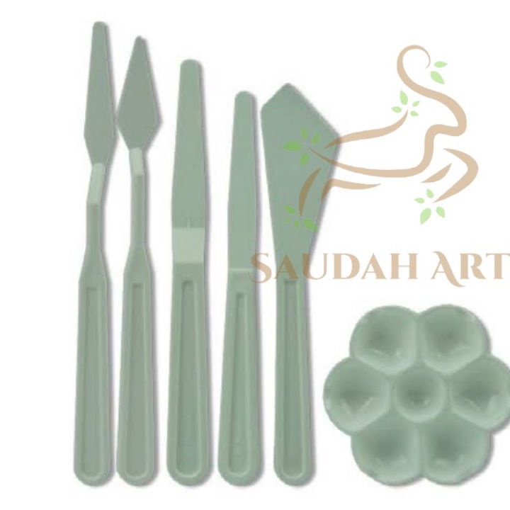 

KF7 palette knife set palet knife pisau lukis BUTTERFLY isi 6 pcs