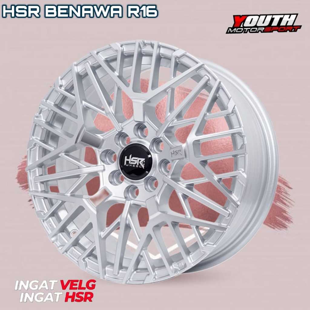VELG R16 HSR BENAWA COCOK UNTUK AVANZA,XENIA,YARIS,JAZZ,IGNIS DLL
