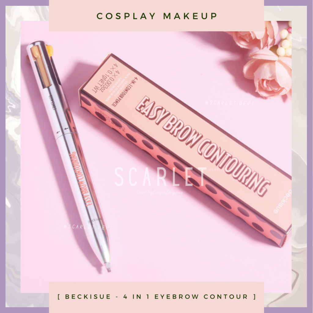 SCARLETDEPT || BECKISUE -- 4 in 1 Easy Eyebrow Contour Pen Cosplay Makeup