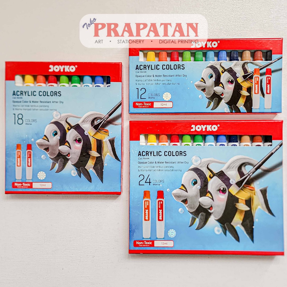

Cat Akrilik Set Joyko 12ml Joyko Acrylic Set ART E7D8