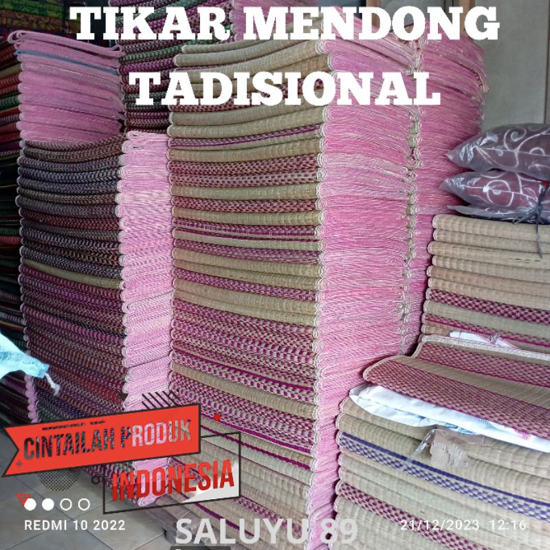 Tikar Mendong Khas Tasik Malaya Ukuran 75×200/150×200 Bahan Mendong