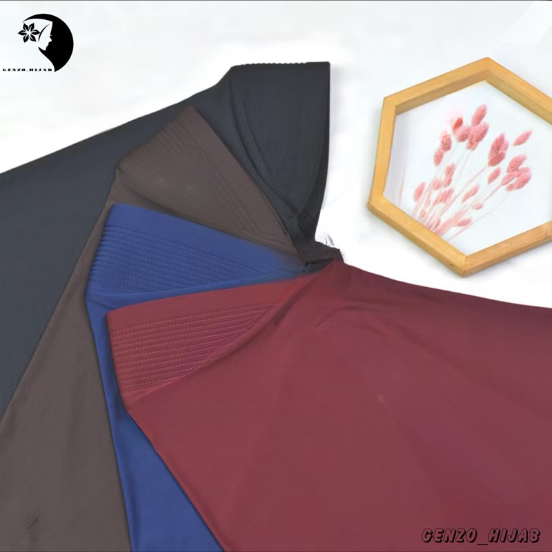 Jilbab Bergo Sport/Hijab Sport Jersey/Hijab Instan/Bergo Pet Besar/Hijab Bergo Pet Tebal hijab sport