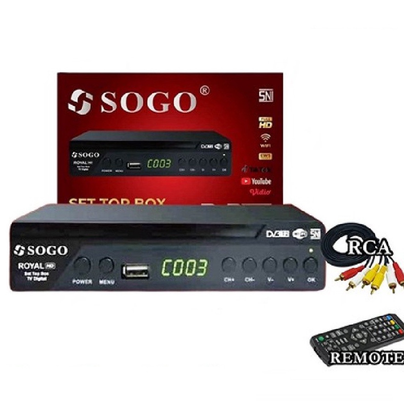 Set Top Box SOGO DVB TV Digital Receiver TV bkan Matrix Polytron