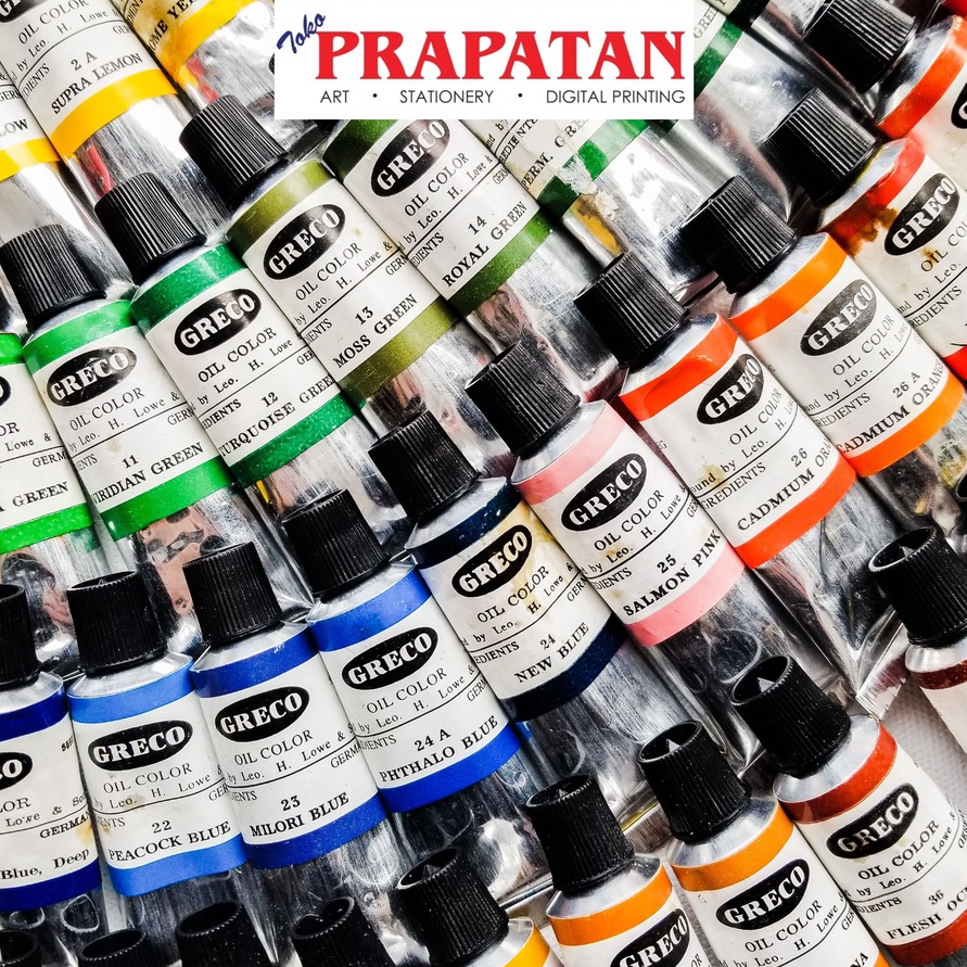 

Hematku Cat Minyak Greco 21ml Kategori 1 Greco Oil Color