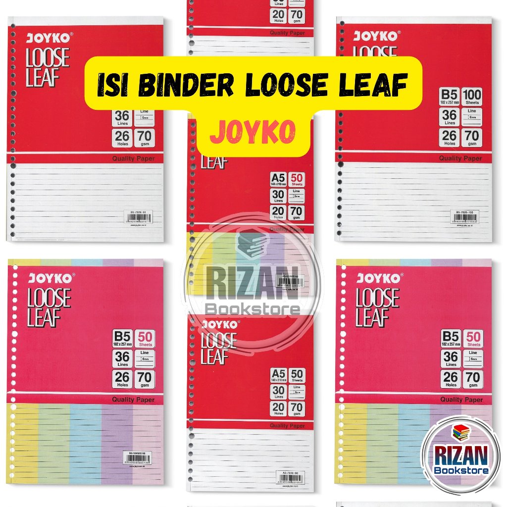 

Refill Binder Loose Leaf JOYKO