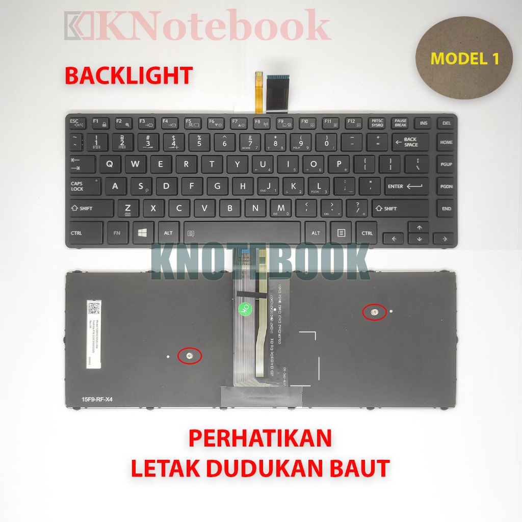 Keyboard Toshiba Portege R30-C A30-C A30-D