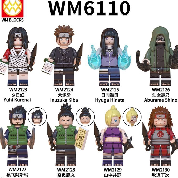 Spesial Hari Ini  Mainan Anak balok Action Figur mini Naruto Akatsuki  Senjata WM611 Naruto boruto K