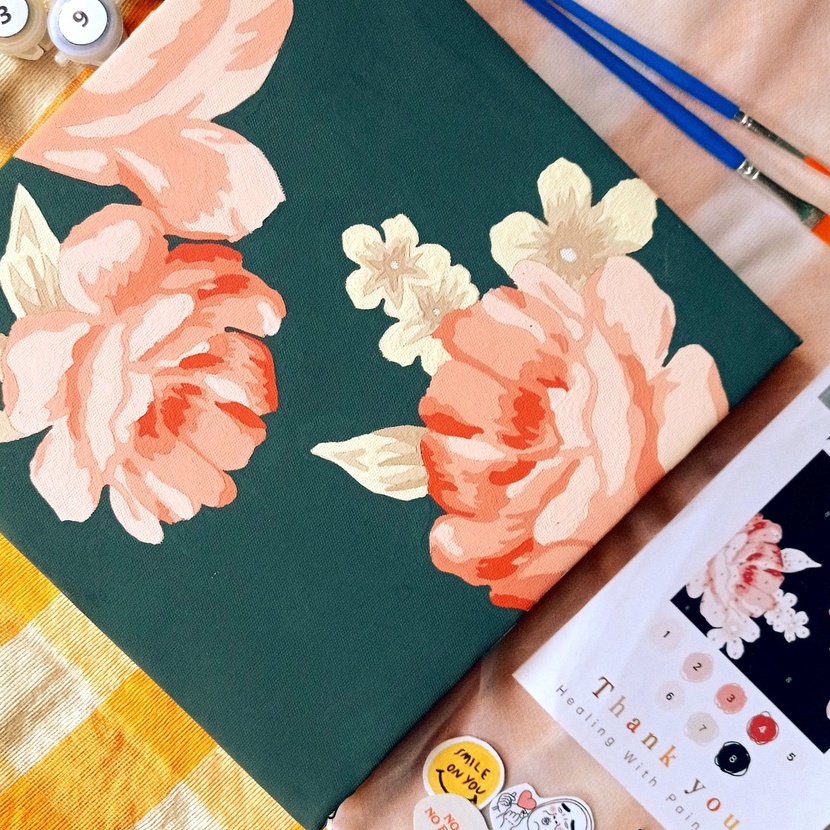 

KI3 Paint by Number Kit l Spring Blossom