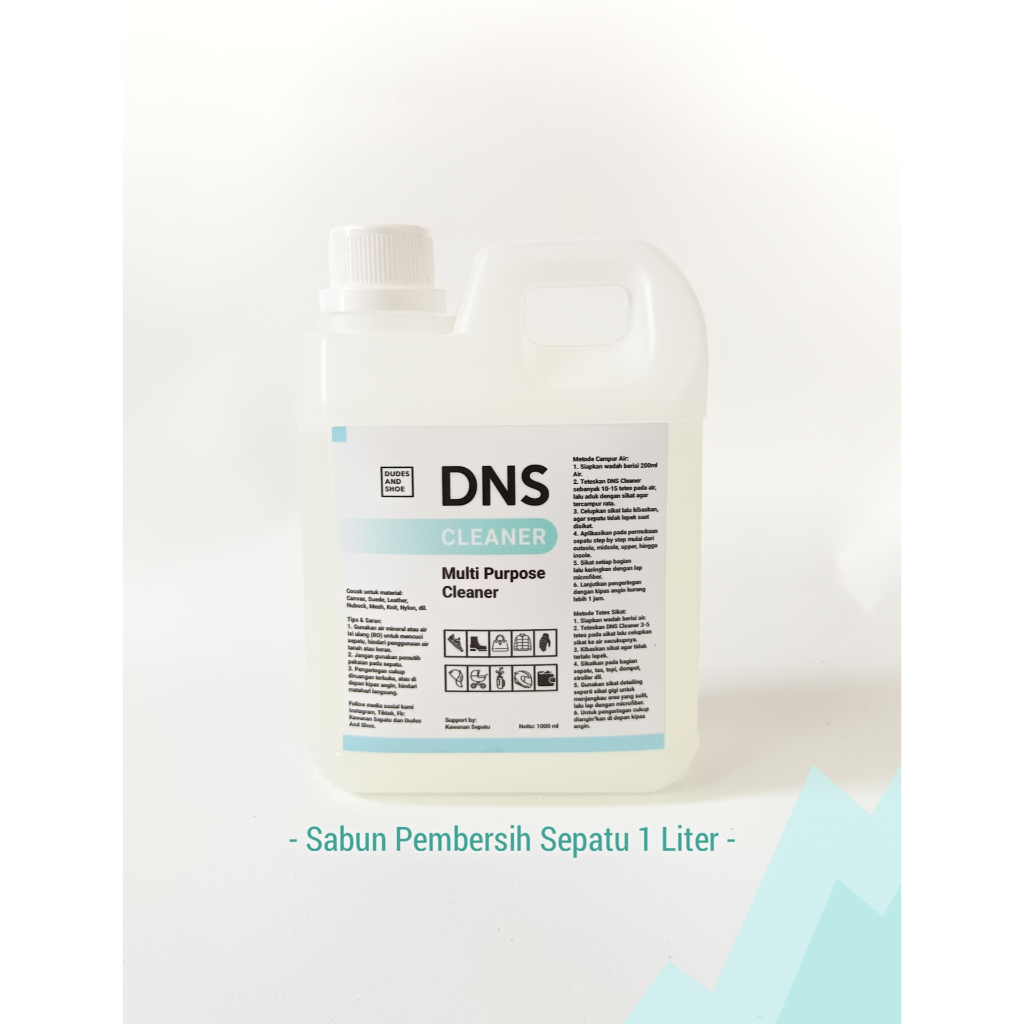 DNS Shoe Cleaner - Sabun Pembersih Sepatu Sneakers Serbaguna, Ampuh Membersihkan Noda Membandel, Dap