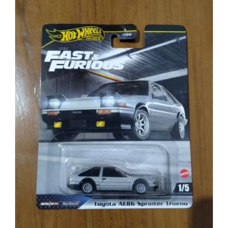 Hotwheels Premium Ae 86 Sprinter Trueno