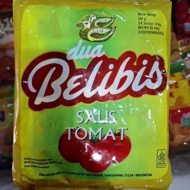 

Saus Tomat ( sachet ) 9 gr