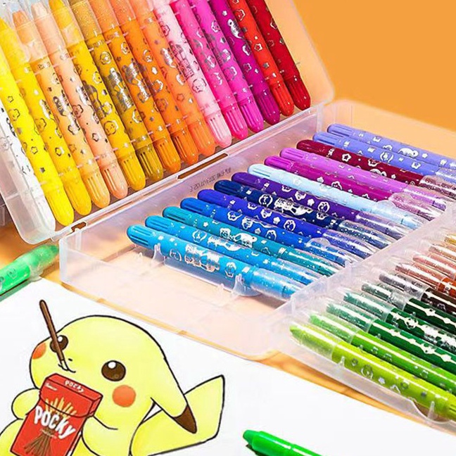 

Pilihan an Crayon putar Grasp mata Seri Lengkap tidak kotor ditangan 12243648 Warna Water Soluable