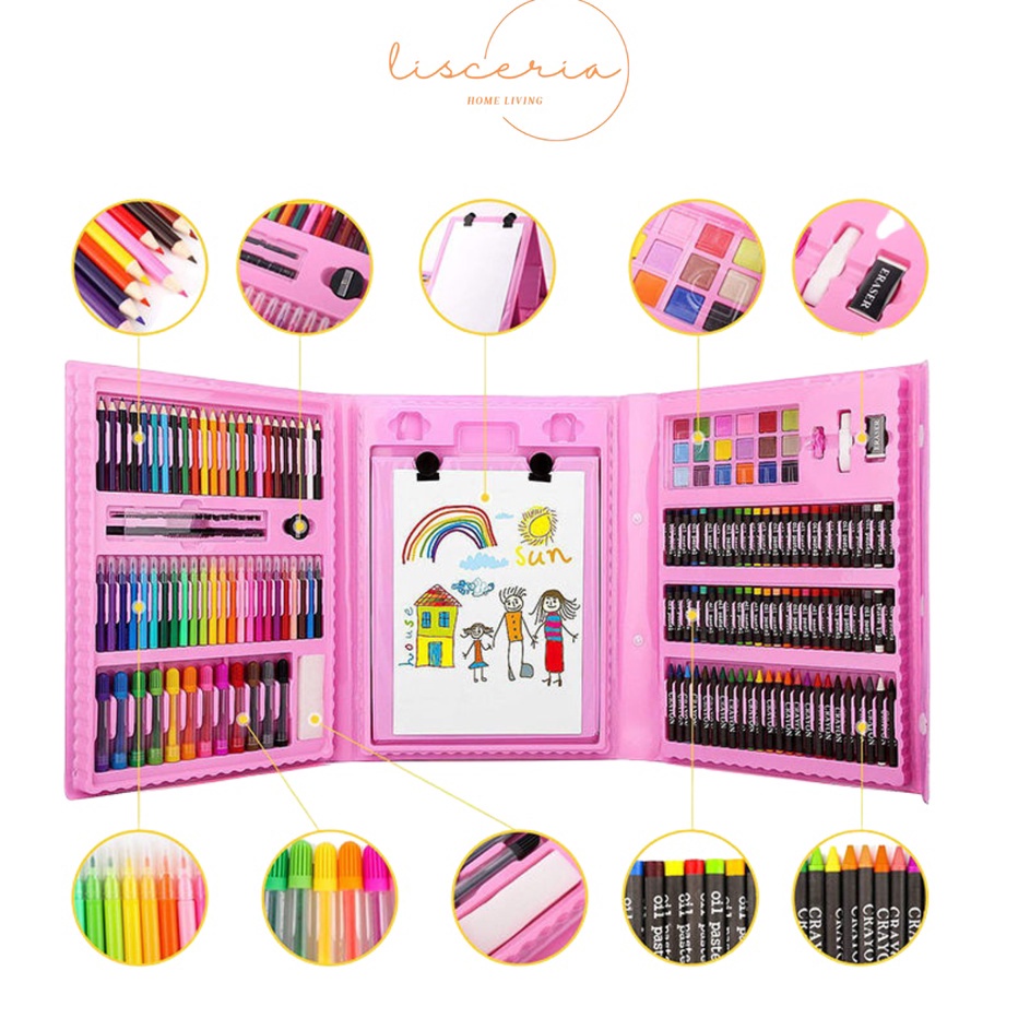 

Bonus LSC Crayon Pensil Warna Art Set Pensil Warna Crayon 2