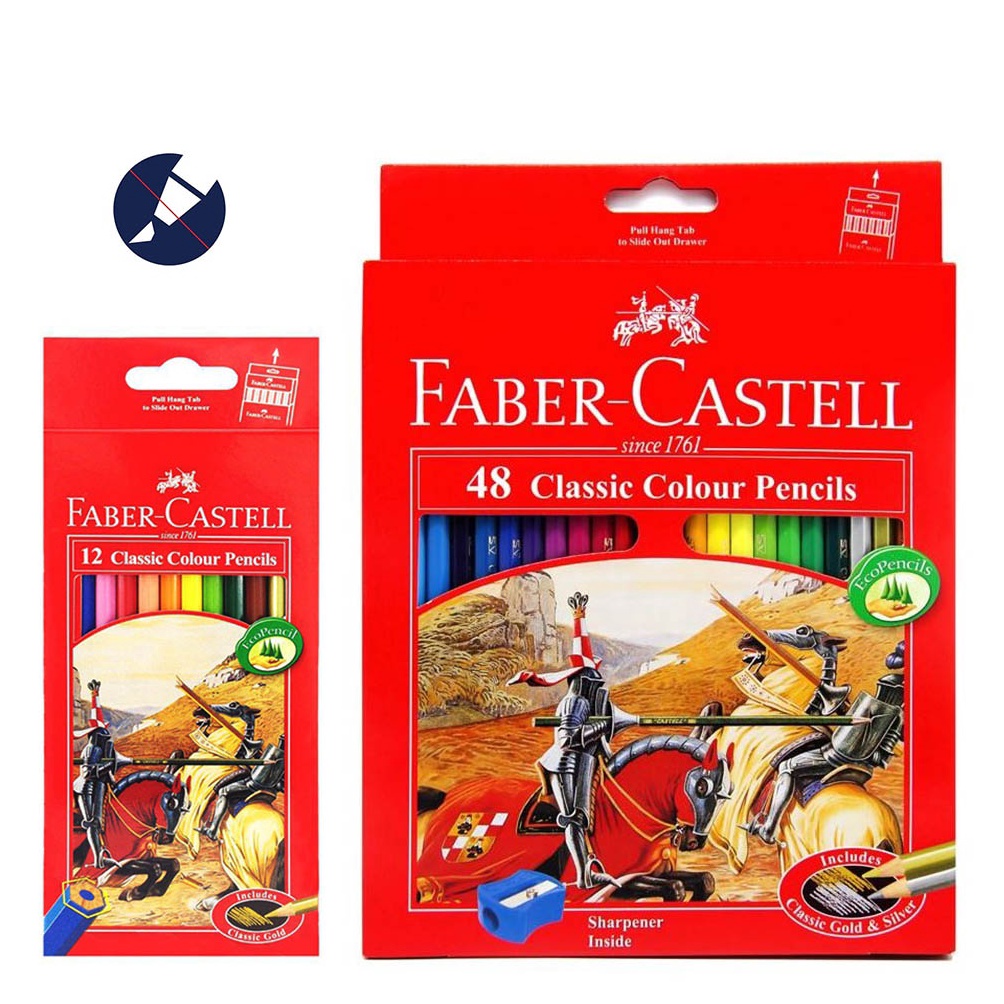 

Pensil Warna Classic Faber Castell 12 24 36 dan 48 Warna ART E7N7