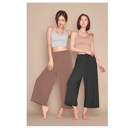 STL HOHO WIDE BANDING PANTS KULOT dengan Kantong ART Q1Y6