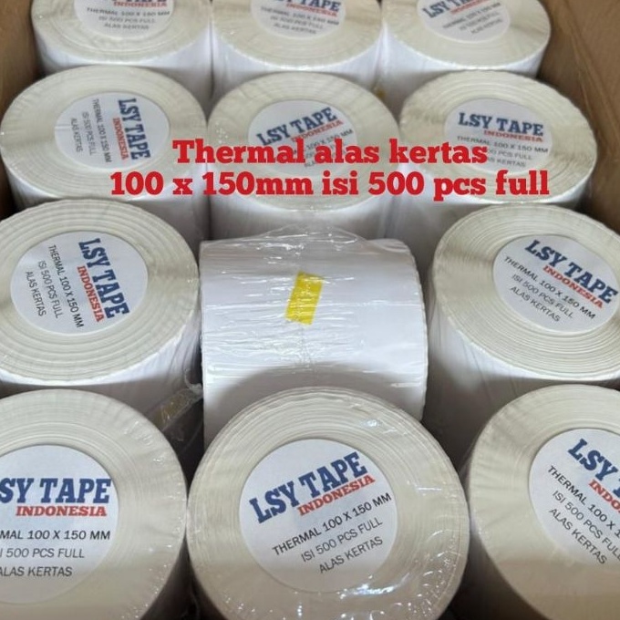 

Sale kes thermal label barcode LSY TAPE 1 X 15mm A6 isi lembar full premium
