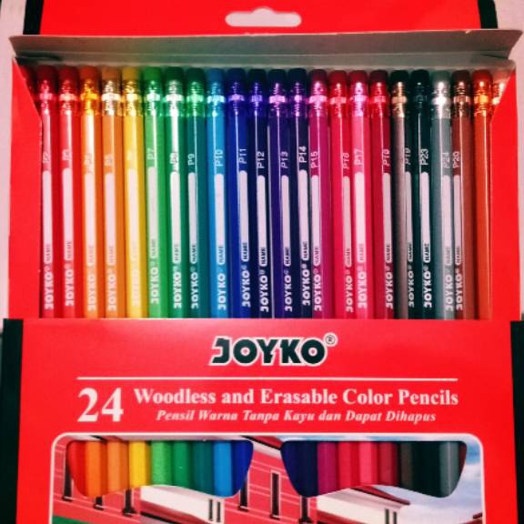 

KP8 Pensil Warna Joyko Erasable Pensil Warna Joyko Dapat Dihapus