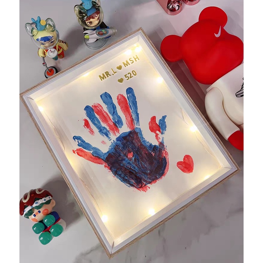 

Kilat DIY Hand Painting Kit Kanvas Cap Tangan Pasangan phoframe Couple Kanvas Lukis Tangan Couple Melukis Canvas Board Couple phoframe