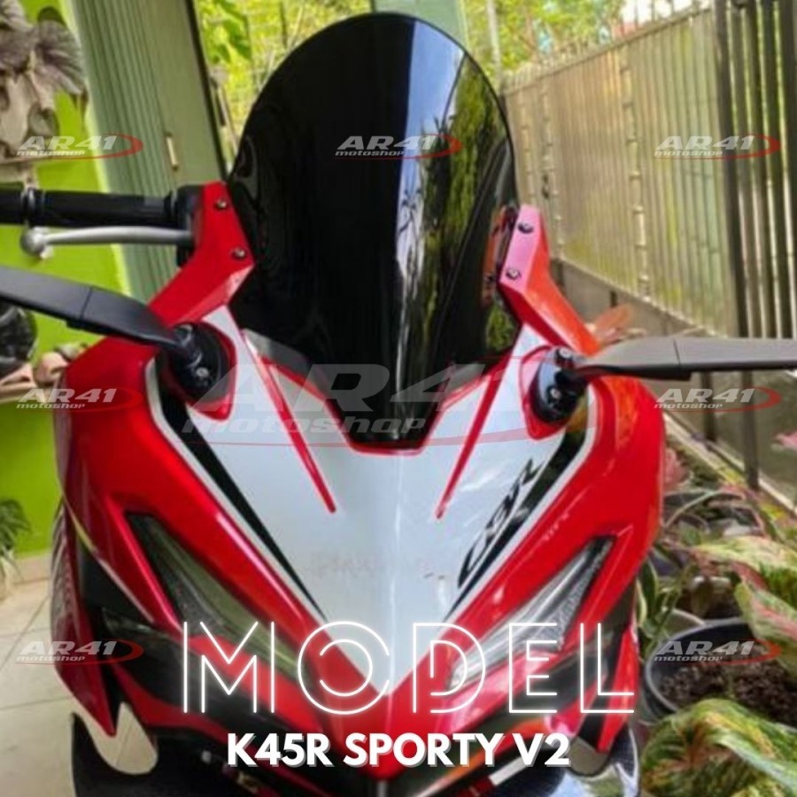 Windshield/Visor Jenong CBR K45R 2021 All New 150R Facelift Visor GP tebal